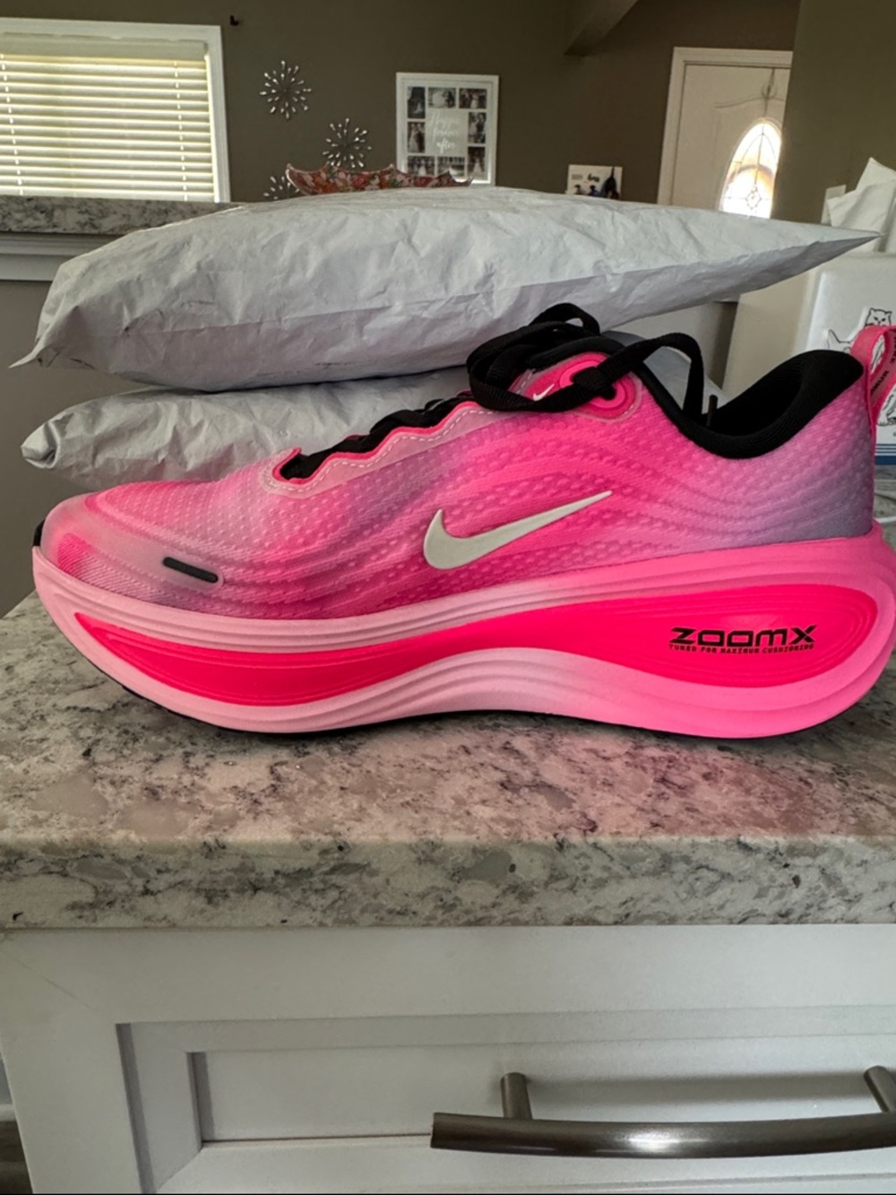 Nike Women's Pink Gradient ZoomX Running Shoe